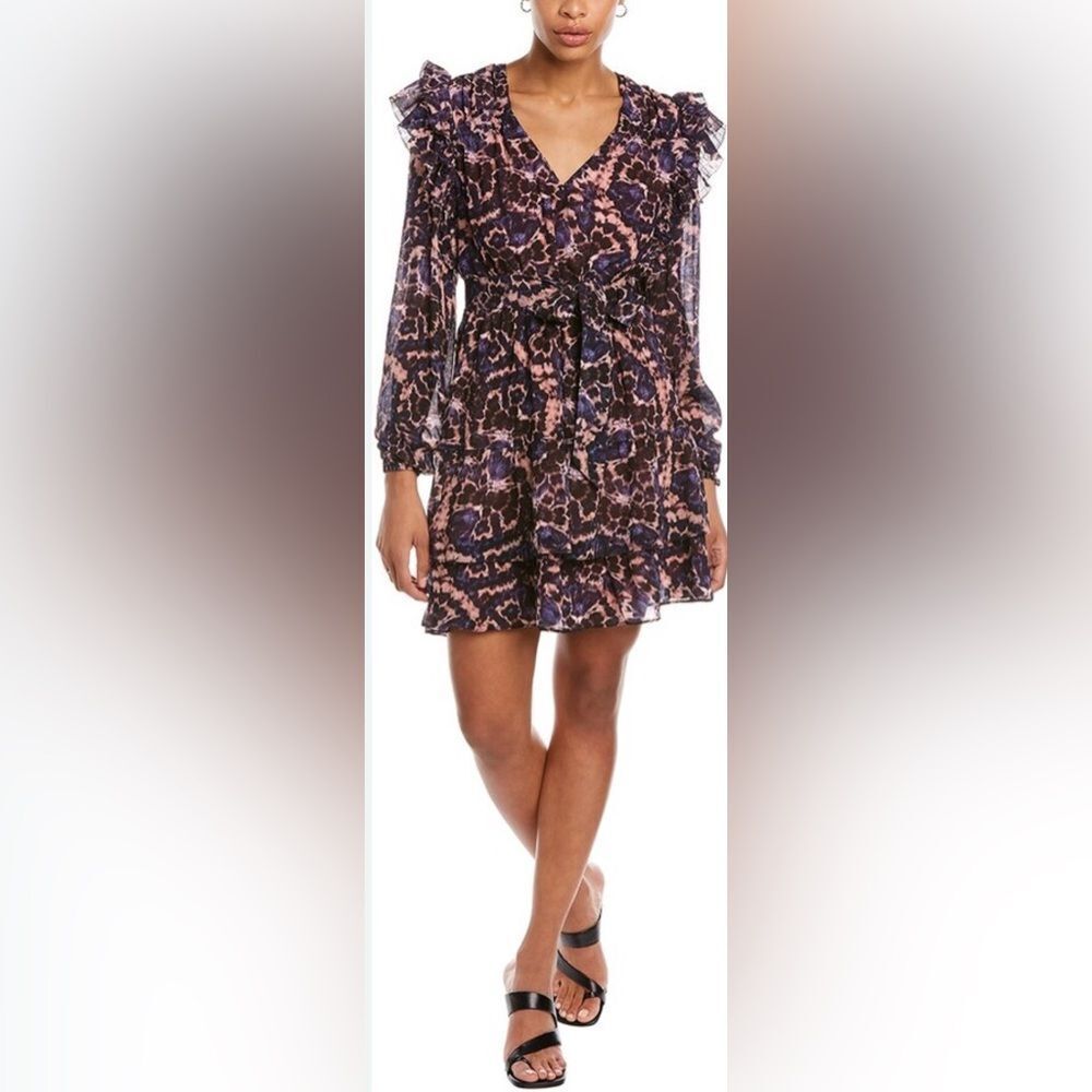 NWT Marie Oliver Lawson Silk Blend Dress Rue La La Size Medium D7